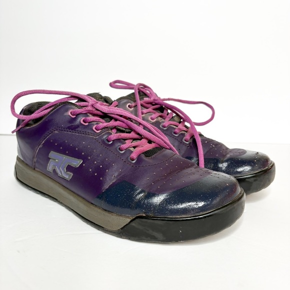 Ride Concepts Mountain Biking Purple Black Athletic Shoes Cycling Sz 10 Women’s - Picture 1 of 5